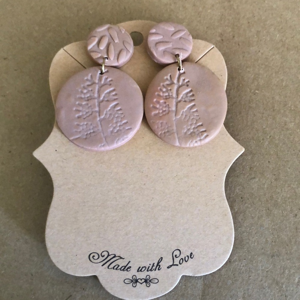 Pink earrings